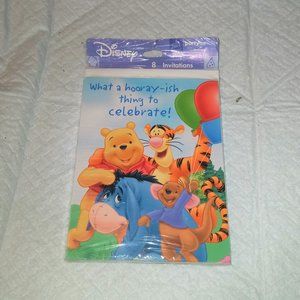 Winnie The Pooh Invitations  - New